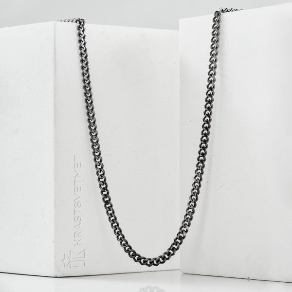 Цепь из серебра 925, плетение «Панцирь»